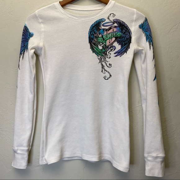 Weeping Angel Sinful Waffle Knit Thermal - Picture 2 of 13